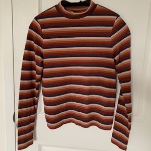 American Eagle mock neck top